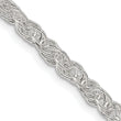 Sterling Silver 3.8mm Loose Rope Chain
