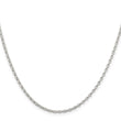 Sophia Jewelers Sterling Silver Polished Rolo Chain Necklace 18 Solid Elegant Design - 24 24 in - Birthstone Company