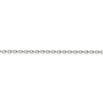 Sophia Jewelers Sterling Silver Polished Rolo Chain Necklace 18 Solid Elegant Design - 24