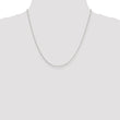 Sophia Jewelers Sterling Silver Polished Rolo Chain Necklace 18 Solid Elegant Design - 24