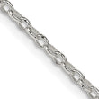 Sophia Jewelers Sterling Silver Polished Rolo Chain Necklace 18 Solid Elegant Design - 24 24 in - Birthstone Company