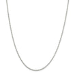 Sophia Jewelers Sterling Silver Polished Rolo Chain Necklace 18 Solid Elegant Design - 24