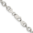 Sterling Silver 6.25mm Fancy Patterned Rolo Chain