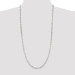 Sterling Silver 4.25mm Elongated Open Link Chain