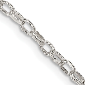 Fancy Patterned Rolo Chain - Birthstone Company