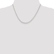 Sophia Jewelers Sterling Silver 925 Polished Oval Cable Necklace 16 Inch - 20