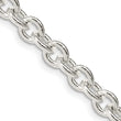 Sophia Jewelers Sterling Silver 925 Polished 6.1mm Cable Chain Necklace 16 in - Birthstone Company