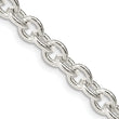 Sophia Jewelers Sterling Silver 925 Polished 6.1mm Cable Chain Necklace - 16