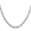 Sterling Silver 6.8mm Oval Cable Chain