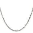 Sterling Silver 2.85mm Figaro Chain