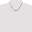 Sterling Silver 6.75mm Figaro Chain