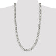 Sterling Silver 10.75mm Figaro Chain