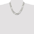 Sterling Silver 15mm Figaro Chain