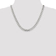 Sterling Silver 6.75mm Flat Open Curb Chain