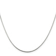 Sterling Silver 1.25mm Diamond-cut Snake Chain