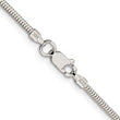 Sterling Silver 2mm Diamond-cut Snake Chain - Birthstone Company