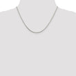 Sterling Silver 2mm Diamond-cut Snake Chain - Birthstone Company