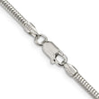 Sterling Silver 2.5mm Diamond-cut Snake Chain