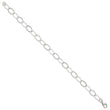 Sterling Silver Fancy Link Anklet