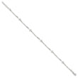 Sterling Silver Polished Dragonfly 8in Plus 1in ext. Anklet