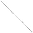 Sterling Silver Rhodium-plated 2-Strand 9in Plus 1in ext. Infinity Anklet