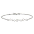Sterling Silver 3 Dolphins Anklet