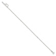 Sterling Silver Heart Charm 9in Plus 1in ext. Anklet