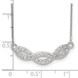 Sterling Silver CZ Fancy Necklace