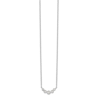 Sterling Silver CZ Necklace
