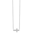 Sterling Silver CZ Cross Necklace