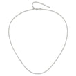 Sterling Silver Polished Adjustable Necklace