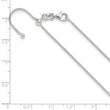 Sterling Silver Polished Adjustable Necklace