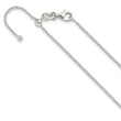 Sterling Silver Polished Adjustable Necklace