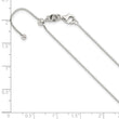 Sterling Silver Polished Adjustable Necklace