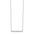 Sterling Silver CZ Bar Necklace