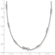 Sterling Silver Polished Beaded Necklace
