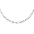 Sterling Silver D/C Fancy Open Link w/1.5 in ext. Necklace
