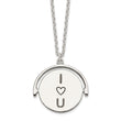 Sterling Silver I Love You Forever Necklace