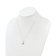 Sterling Silver Polished Teardrop Necklace