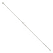 Sterling Silver Polished LOVE 9in Plus 1in ext. Anklet