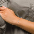 Sterling Silver Polished LOVE 9in Plus 1in ext. Anklet