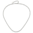 Sterling Silver Rhodium-plated 4.2mm Paperclip Link w/ 2in ext Necklace