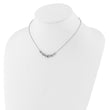 Sterling Silver Rhodium-plated 16in w/2in ext. Necklace