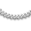 Sterling Silver Rhodium-plated 9mm Monaco Link CZ Clasp 20in Necklace