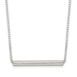 Sterling Silver Polished Slide Bar Necklace