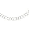 Sterling Silver Fancy Hammered Necklace - Birthstone Company