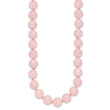 10-10.5mm Smooth Beaded Rose Quartz Necklace With Sterling S.RH Clasp 18 in - Birthstone Company