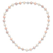 Sterling Silver RH White/Pink/Purple FWC Pearl Neck/Bracelet/Ear Set