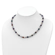 Sterling Silver Rhodium FWC Pearl Necklace/7.25 Brace/3pc Earring Set