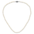 Sterling Silver Rhodium 4-5mm White FWC Pearl Necklace